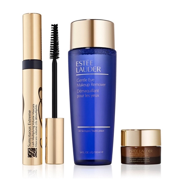 Estee Lauder Other - Estée Lauder 4 Piece Eye Set: FULL SIZED Makeup Remover & Mascara plus 2 bonuses